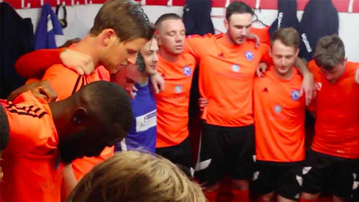 WATCH: English soccer team gets hyped for match by singing R. Kelly together