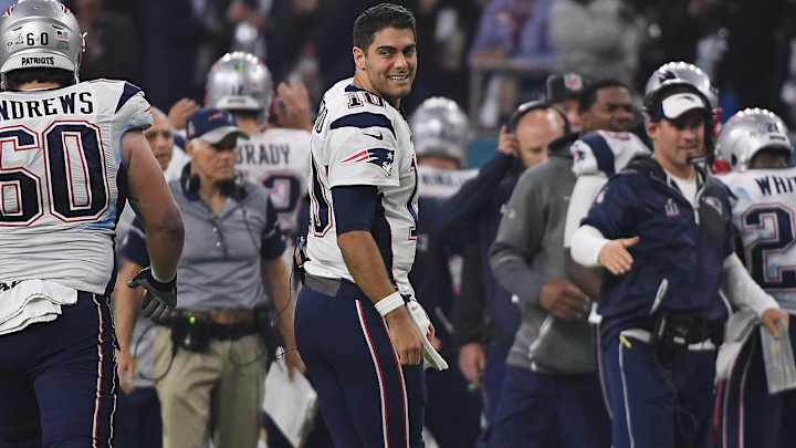 Jimmy Garoppolo still has the NFL's attention, even if New England plans to stand pat Jimmy Garoppolo still has the NFL's attention, even if New England plans to stand pat