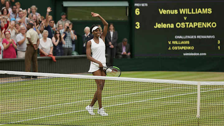 Venus Williams reaches Wimbledon semifinals for 10th time