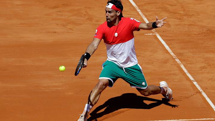 Fabio Fognini advances to second round in Brazil Open