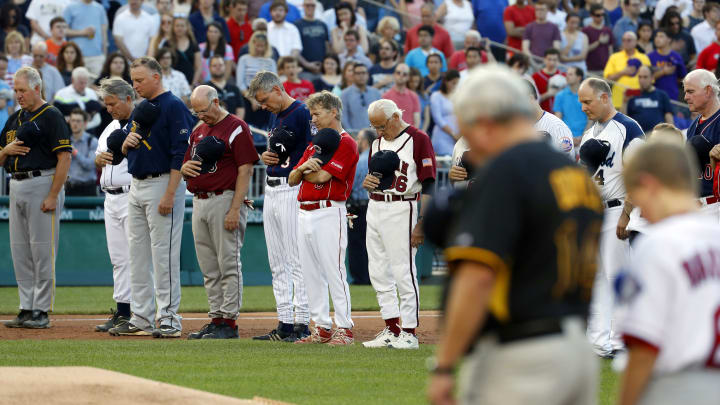 An emotional first pitch and record-setting attendance at Congressional baseball game An emotional first pitch and record-setting attendance at Congressional baseball game