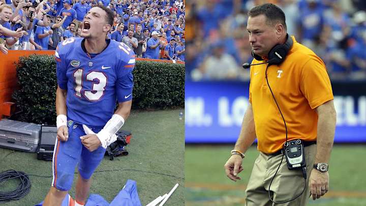 Jim McElwain and Butch Jones Live Out Coaching's Thin Line Between Genius and Goat Jim McElwain and Butch Jones Live Out Coaching's Thin Line Between Genius and Goat