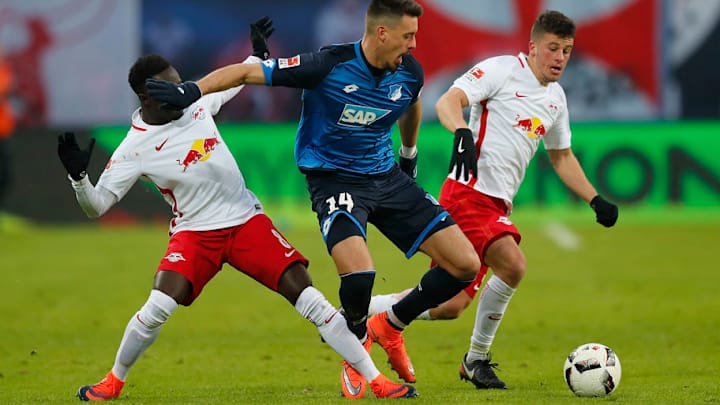 VIDEO: Frustrated Liverpool Target Naby Keita Injures Leipzig Teammate in Training Horror Challenge