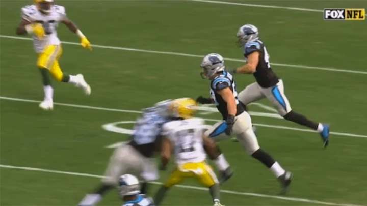 Thomas Davis Apologizes To Davante Adams For Illegal Hit: 'In No Way Was I Trying To Hurt You'