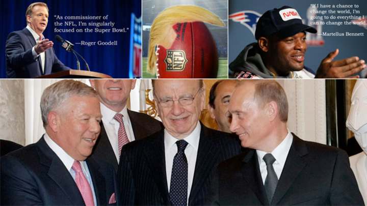 Putin, Trump and Patriotic Anger at Super Bowl 51 Putin, Trump and Patriotic Anger at Super Bowl 51