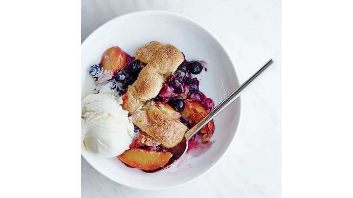 Blueberry-Nectarine Pandowdy
