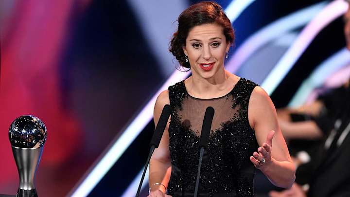 Carli Lloyd wins second straight FIFA award for best women's player