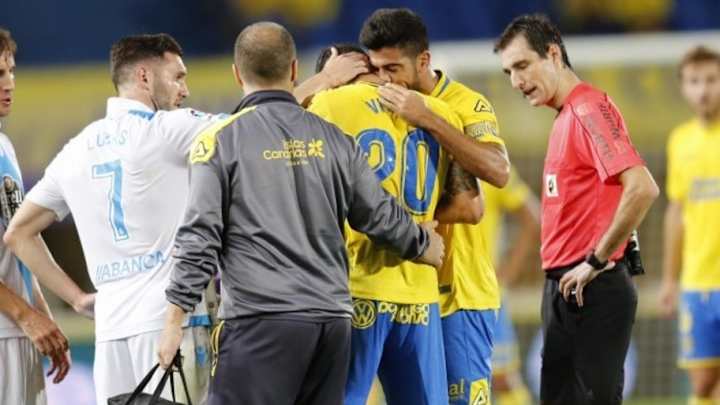 PARTE MÉDICO | Vitolo, con una lesión en el bíceps femoral, podría no volver a jugar con Las Palmas