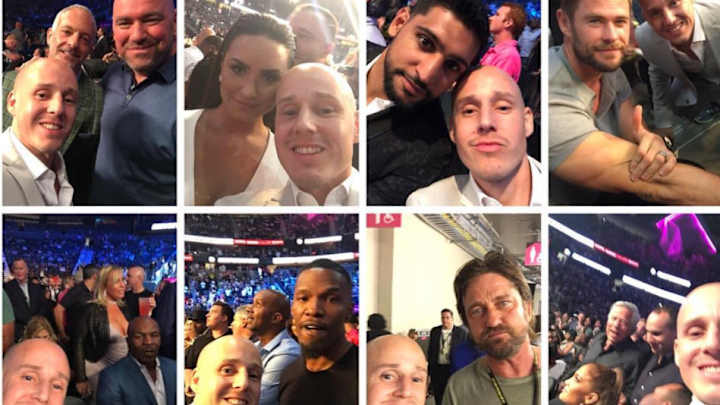 Some Fans Snuck Past Security to Get Ringside for Mayweather-McGregor