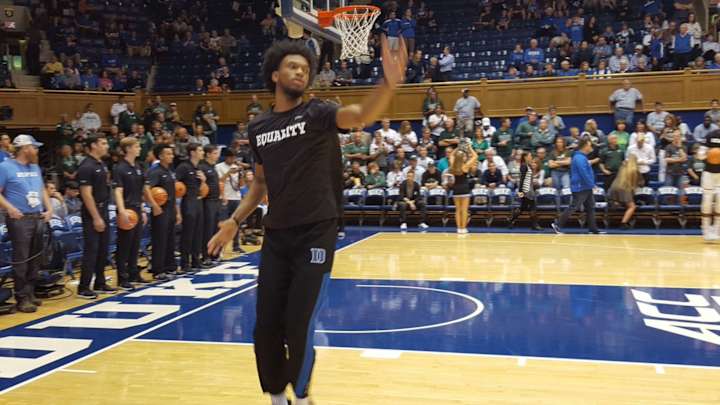 Look: Duke Players Wear 'Equality' T-Shirts for Exhibition Game