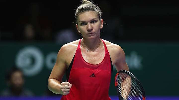 Top-Ranked Simona Halep Beats Caroline Garcia at WTA Finals