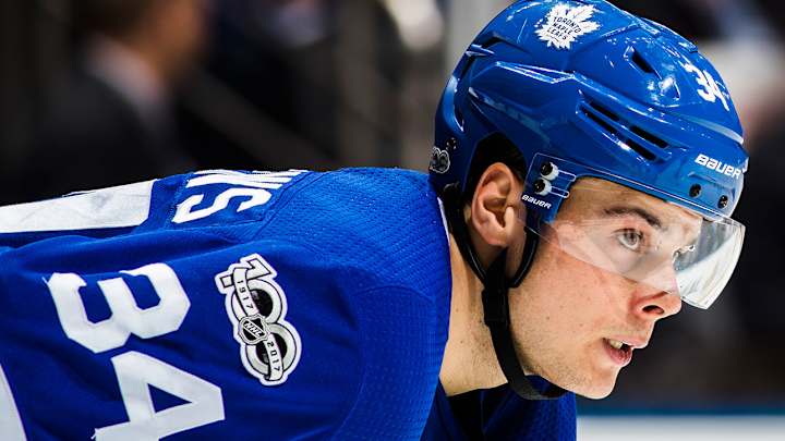 Maple Leafs' Auston Matthews Held Out Against Oilers
