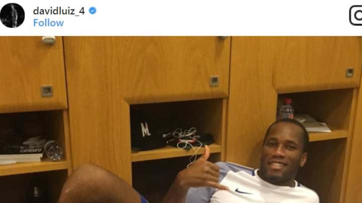 PHOTO: David Luiz Joins Courtois in Openly Mocking Diego Costa on Instagram