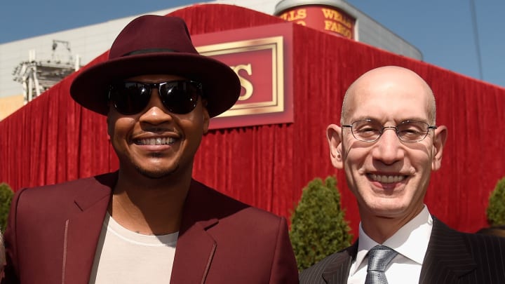 Carmelo Anthony is the only active NBA player Adam Silver follows on Instagram