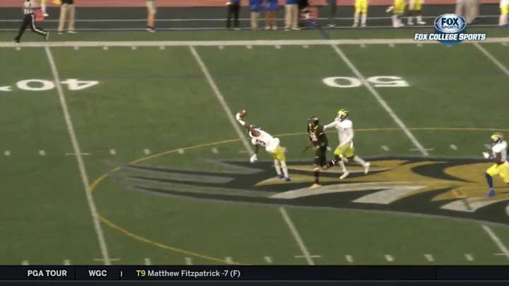 A Delaware DB Made a Catch Eerily Similar to Odell Beckham’s Iconic Grab