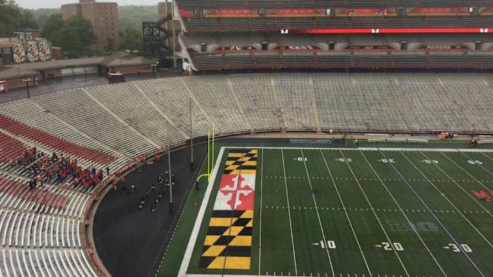 Photo: Fans barely showed up for Maryland's spring football game