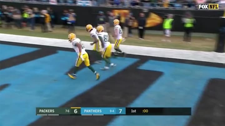 Watch: Packers Powerwalk in Touchdown Celebration