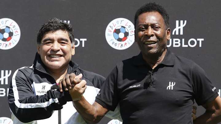 Pele Offers Humorous Response to Age-Old 'Maradona or Pele?' Debate
