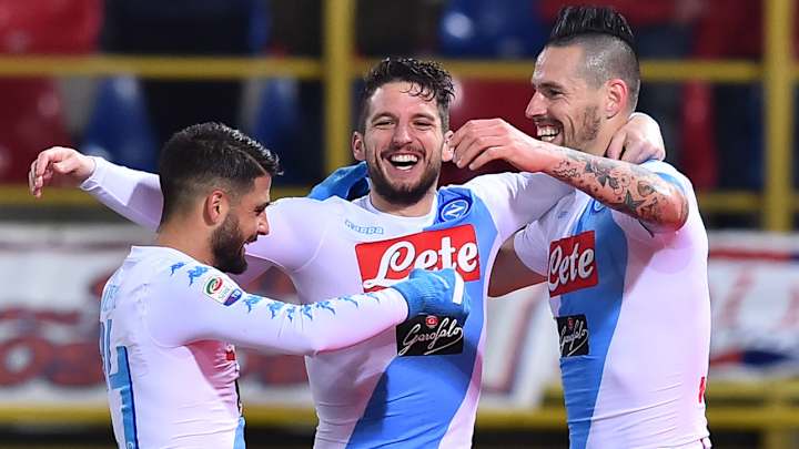 Napoli's fine-tuned attack rounds into form, hits for seven on the road