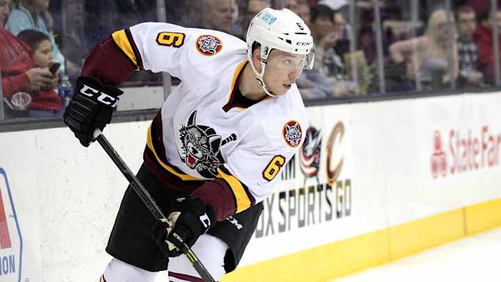 AHL players continue vicious on-ice fight outside locker rooms