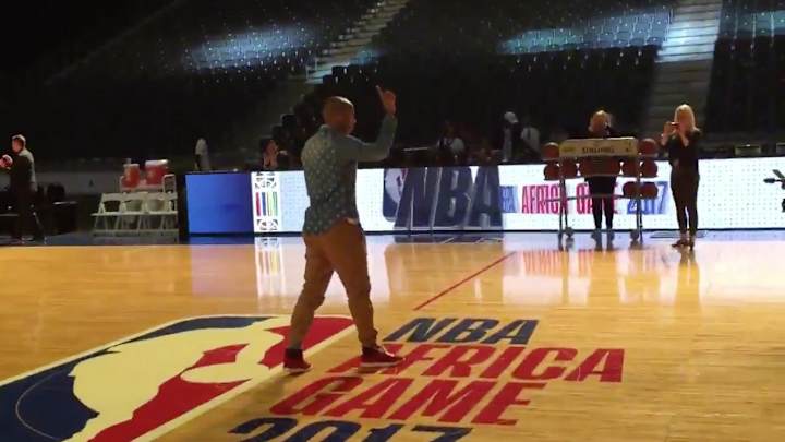 Thierry Henry Sunk a Half-Court Shot—With His Foot, Obviously Thierry Henry Sunk a Half-Court Shot—With His Foot, Obviously