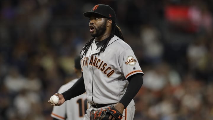 Giants Pitcher Johnny Cueto Leaves Rehab Start with Forearm Tightness