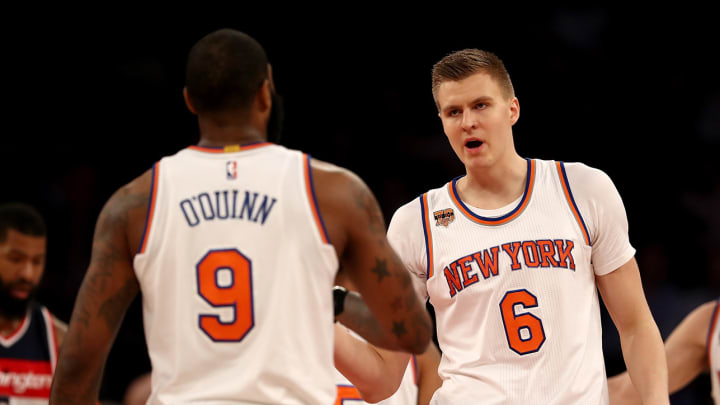 Kyle O'Quinn vouches for Knicks teammate Porzingis amid exit interview controversy Kyle O'Quinn vouches for Knicks teammate Porzingis amid exit interview controversy