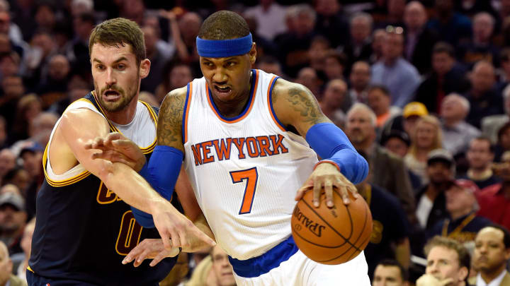 Report: Knicks approached Cavaliers about Carmelo Anthony-Kevin Love trade