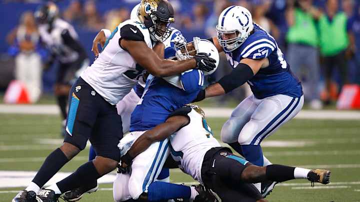 T.Y. Hilton Calls Out Colts' Offensive Line After Giving Up 10 Sacks in 27-0 Loss to Jaguars