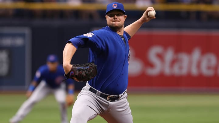 Jon Lester Had a Very Crotchety Response to That Cardinals Fan's Nachos Incident Jon Lester Had a Very Crotchety Response to That Cardinals Fan's Nachos Incident