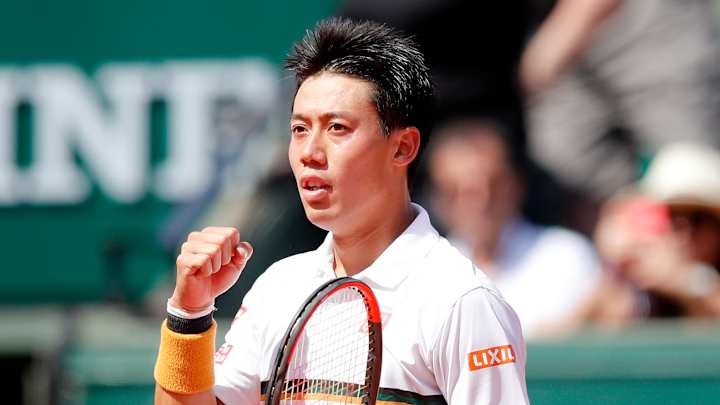 Luck and perfect tennis sends Nishikori to French Open QF Luck and perfect tennis sends Nishikori to French Open QF