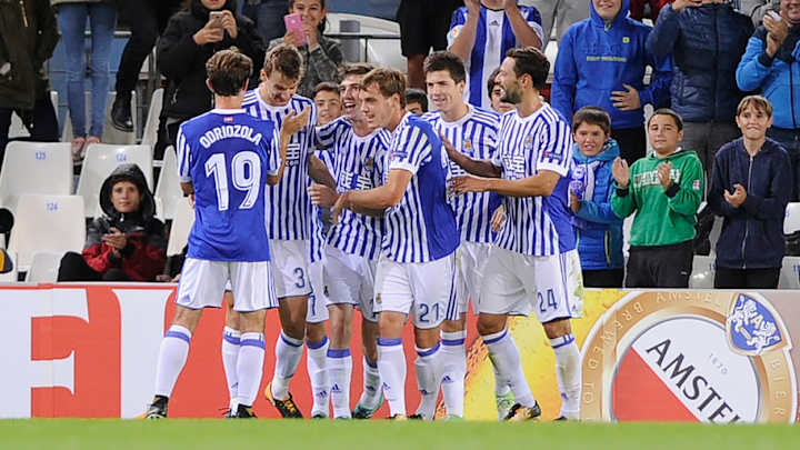 La Real Sociedad golea (4-0) al Rosenborg para iniciar la Europa League