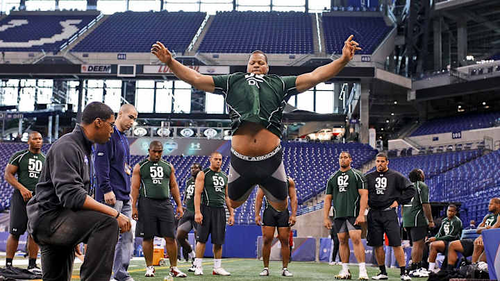 Classic SI Photos from the NFL Combine