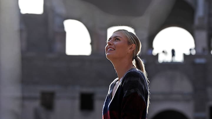 Sharapova says she'll 'rise up again' after French Open snub