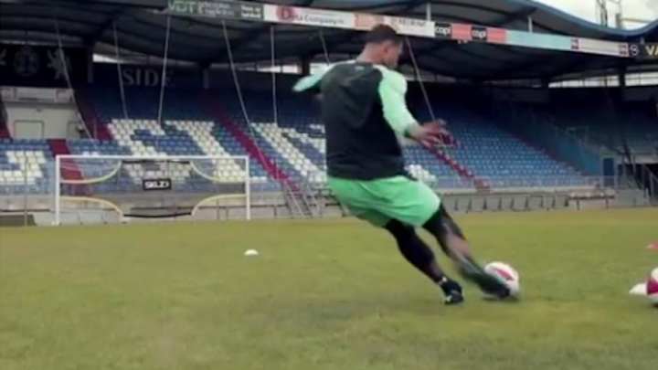 VIDEO: Deluded Man Utd Flop Challenges Neymar to Freekick Challenge on Instagram