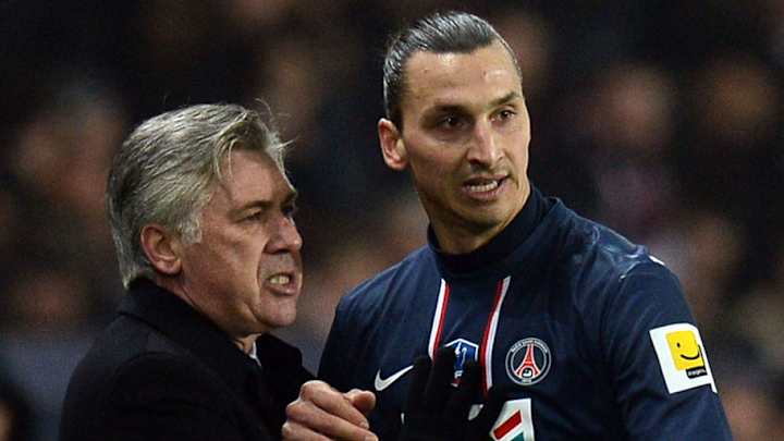 Zlatan Ibrahimovic 'Loved' When Carlo Ancelotti Kicked a Cardboard Box at Him at PSG