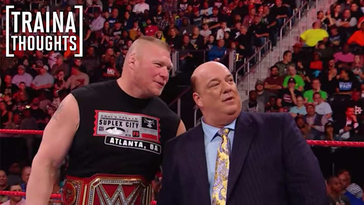 Traina Thoughts: Don't Interupt Paul Heyman's Mic Time