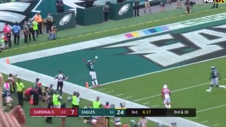Watch: Nelson Agholor's Touchdown vs. Cardinals was Perfect Watch: Nelson Agholor's Touchdown vs. Cardinals was Perfect
