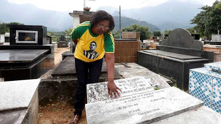 Garrincha has two graves, and nobody knows which one has his remains