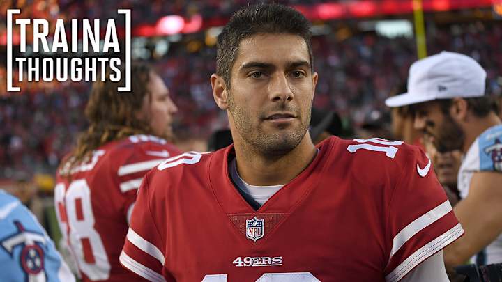 Traina Thoughts: You Will Buy Big Stock In Jimmy Garoppolo After Watching Him Mic'd Up
