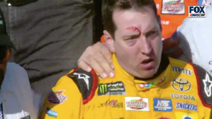 Watch: Kyle Busch and Joey Logano fight after Las Vegas race