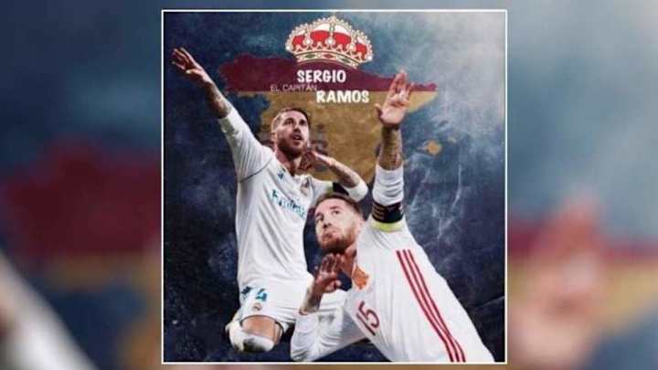Sergio Ramos presume de ser español en Instagram