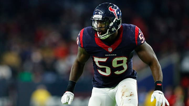 Whitney Mercilus on Facing the Patriots in the Playoffs, Jadeveon Clowney the Beast