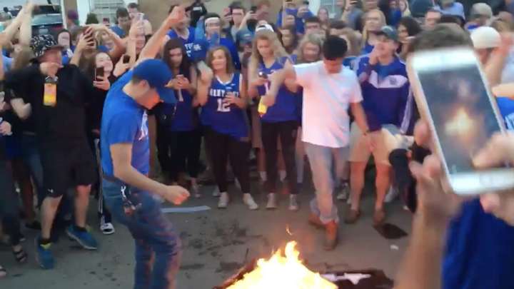 An incomplete list of things Kentucky fans burned after losing to UNC