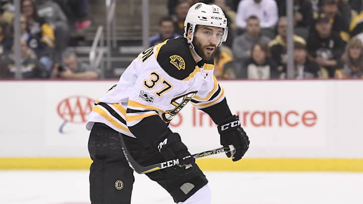 Bergeron missing from Bruins practice, listed as day-to-day Bergeron missing from Bruins practice, listed as day-to-day