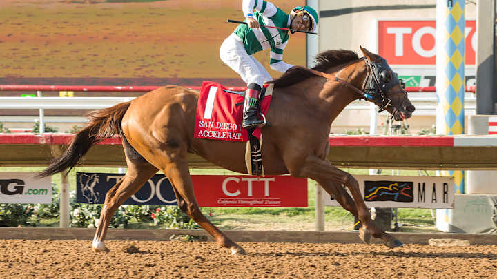 Accelerate stuns heavy favorite Arrogate at Del Mar