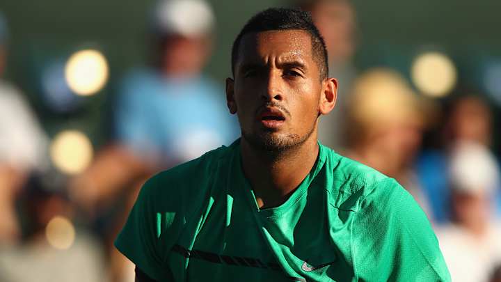 Nick Kyrgios hot-shots his way to a fourth-round Indian Wells match with Novak Djokovic