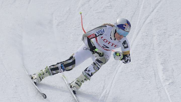 2 training runs on the 2018 Olympic course, 2 wins for Vonn 2 training runs on the 2018 Olympic course, 2 wins for Vonn