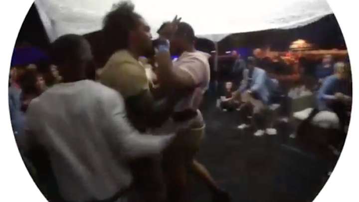 Video: Jets' Leonard Williams restrains someone in dispute at New York music festival