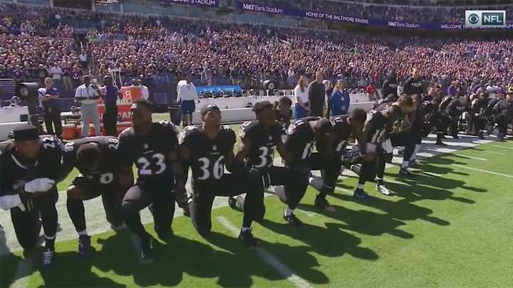 Watch: Ravens Fans Boo Players During Prayer Before National Anthem